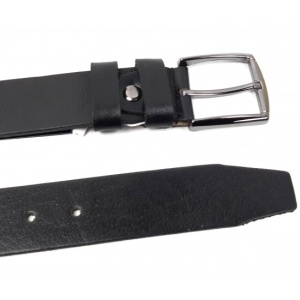 Curea piele naturala eleganta neagra (latime 4 cm)