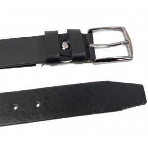 Curea piele naturala eleganta neagra (latime 4 cm)