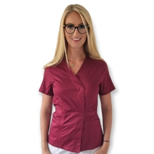 Halat tip kimono - bordo