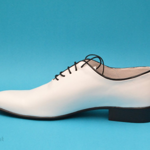 Pantofi albi barbati piele naturala casual-eleganti