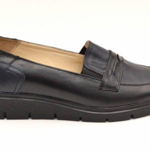 Pantofi dama casual-eleganti din piele naturala cu elastic cod P49 - Img 3