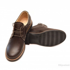 Pantofi dama maro casual-eleganti din piele naturala 