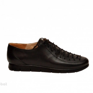 Pantofi dama negri casual-eleganti din piele naturala