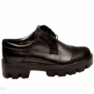 Pantofi dama negri lucrati manual din piele natural