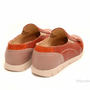 Pantofi dama sport-casual din piele naturala cu elastic