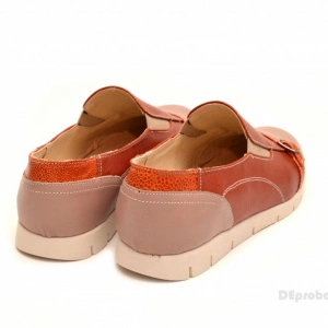 Pantofi dama sport-casual din piele naturala cu elastic