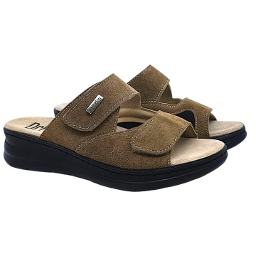 Papuci Dr Feet 5012 maro - dama - cu taloneta detasabila