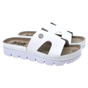 Papuci Dr Feet 9000 alb - dama