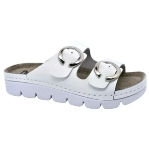 Papuci Dr Feet 9002 alb - dama