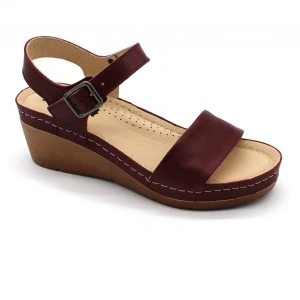 Sandale Leon 1070 bordo - dama