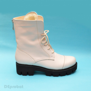 Bocanci Albi dama piele naturala sport-casual
