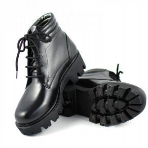 Bocanci dama piele naturala Negri sport-casual
