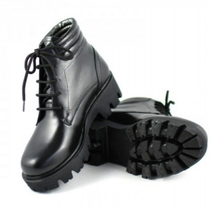 Bocanci dama piele naturala Negri sport-casual