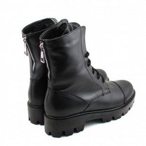 Bocanci negri dama piele naturala sport-casual