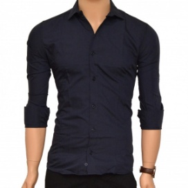 Camasa Slim Fit Bleumarin - barbati ZR19B