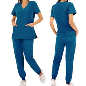 Costum medical Justina dama - caribbean blue