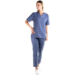 Costum medical PREMIUM unisex - gri petrol