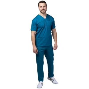 Costum medical PREMIUM unisex - pacific blue