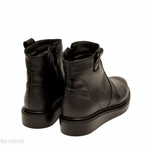 Ghete negre dama casual din piele naturala