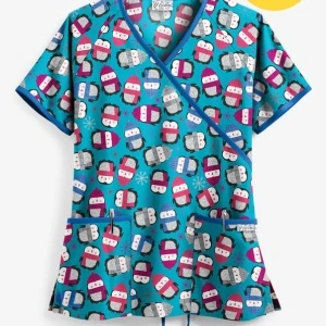 Halat medical Winter Turquoise Penguin (H668TQW)