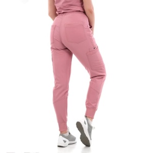 Pantaloni tip jogger roz - Ricci