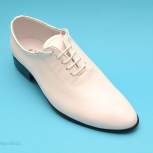 Pantofi albi barbati piele naturala casual-eleganti