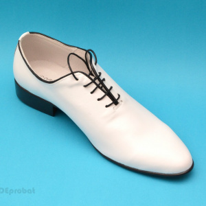 Pantofi albi barbati piele naturala casual-eleganti