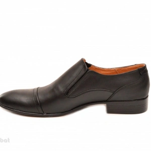 Pantofi barbati piele naturala negri casual-eleganti