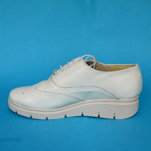 Pantofi dama bej nude casual-eleganti din piele naturala