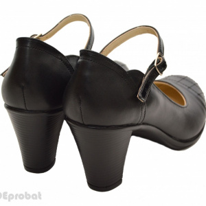 Pantofi dama piele naturala negri