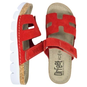 Papuci Dr Feet 9018 rosu - dama