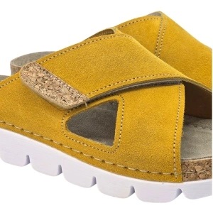 Papuci Dr Feet 9019 galben mustar - dama