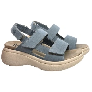 Sandale Dr Feet 18003 albastru deschis - dama