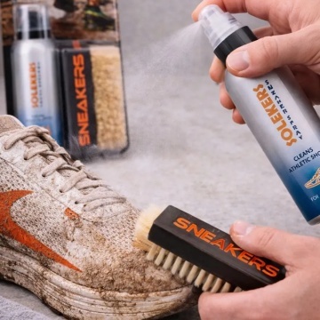 Set Solekers Sneaker Cleaner – Spray 125 ml + Perie de curățare