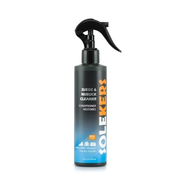 Solutie curatare incaltaminte piele intoarsa si nubuck, 230ml, Solekers
