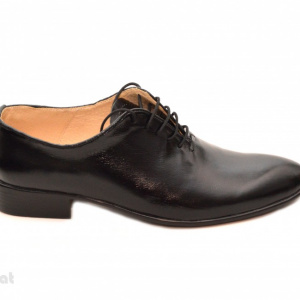 39 - Pantofi barbati piele naturala negri casual-eleganti cod P65N - LICHIDARE STOC 39 - Img 3