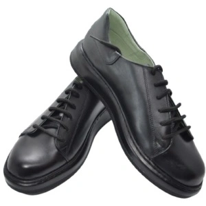 Pantofi barbati piele naturala negri stil adidas