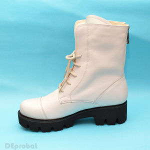 Bocanci Albi dama piele naturala sport-casual
