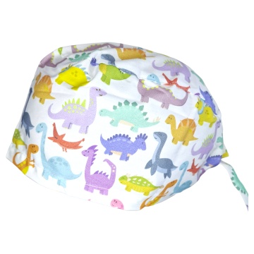 Boneta cu imprimeu de dinosauri colorati