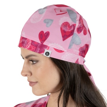Boneta roz cu inimioare - Love is inthe air - Img 2