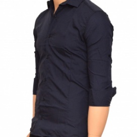 Camasa Slim Fit bleumarin - Camasa bleumarin barbati 