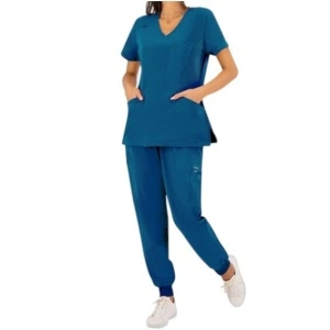 Costum medical Justina dama - caribbean blue