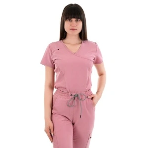 Costum medical Justina dama - roz