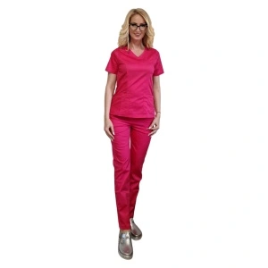 Costum medical Mara ciclam - dama STRECH