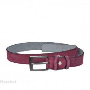 Curea piele naturala intoarsa Grena (latime 3,3 cm) - Made in Romania