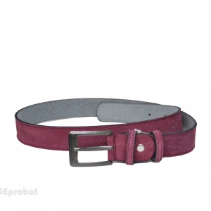 Curea piele naturala intoarsa Grena (latime 3,3 cm) - Made in Romania