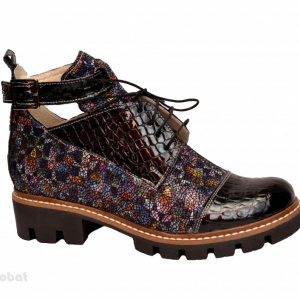 Ghete de vara multicolore dama din piele naturala