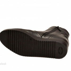 Ghete negre dama casual din piele naturala