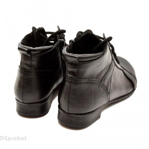 Ghete dama piele naturala Negre casual-elegante