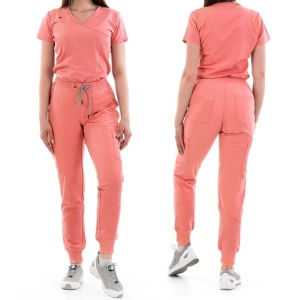 Pantaloni tip jogger corai - Ricci